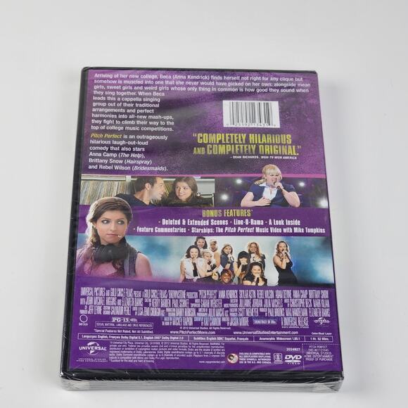 Pitch Perfect (2012 Factory Sealed) Comedy Movie DVD - Picture 2 of 5